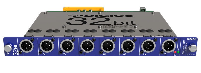 Nueva tarjeta de salida 32 bits DAC para las consolas DiGiCo
