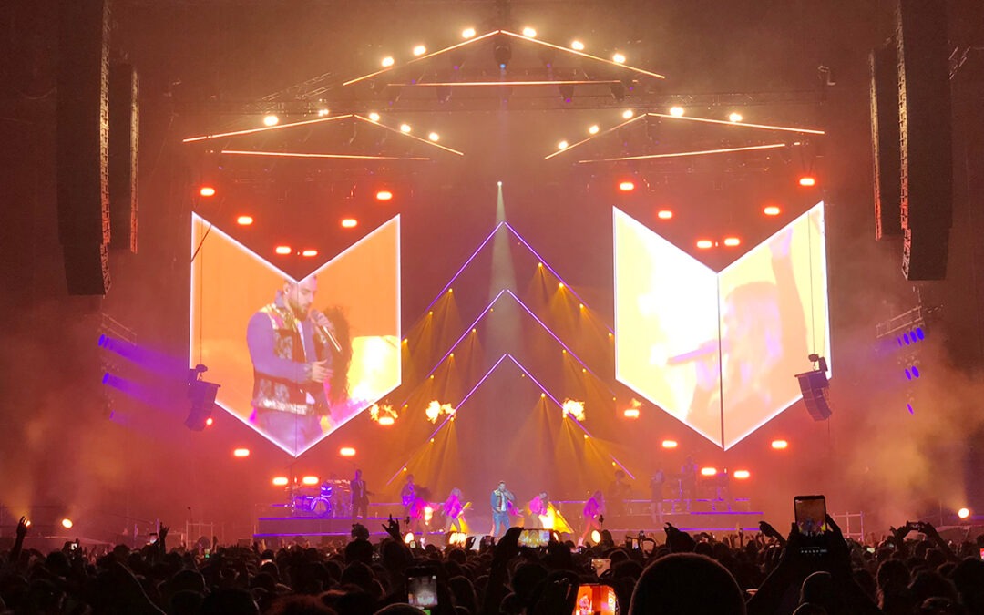 Gira europea de Maluma con LEO Family y DiGiCo SD12