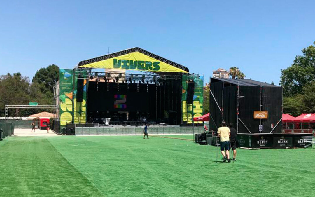 Producciones Múltiple equipa los “Concerts de Vivers” de Valencia con sistemas Familia LEO