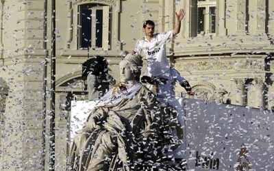 Celebración del 32º Título liguero del Real Madrid