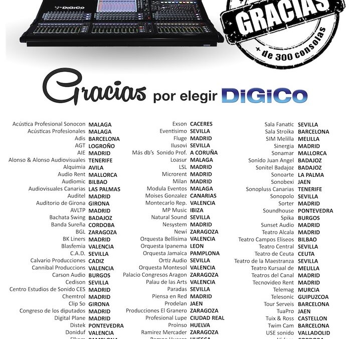 10º Aniversario DiGiCo & RMS