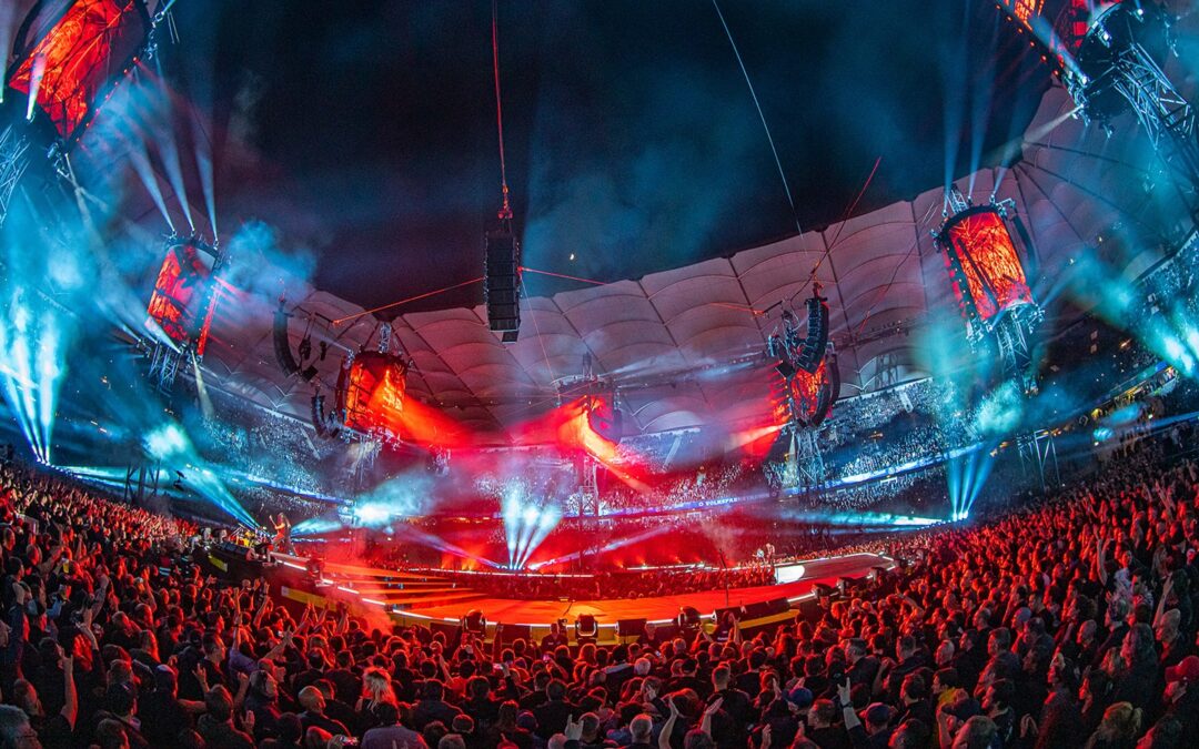 Meyer Sound Revoluciona los Conciertos de la Gira Mundial de Metallica “M72 World Tour”.Los Conciertos de la Gira Europea Estrenan el Masivo Sistema PANTHER Line Array