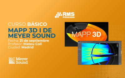 Curso Básico de MAPP 3D de Meyer Sound (Presencial en Madrid) 2026