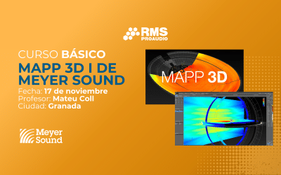 Curso Básico de MAPP 3D de Meyer Sound (Presencial en Granada) 2026